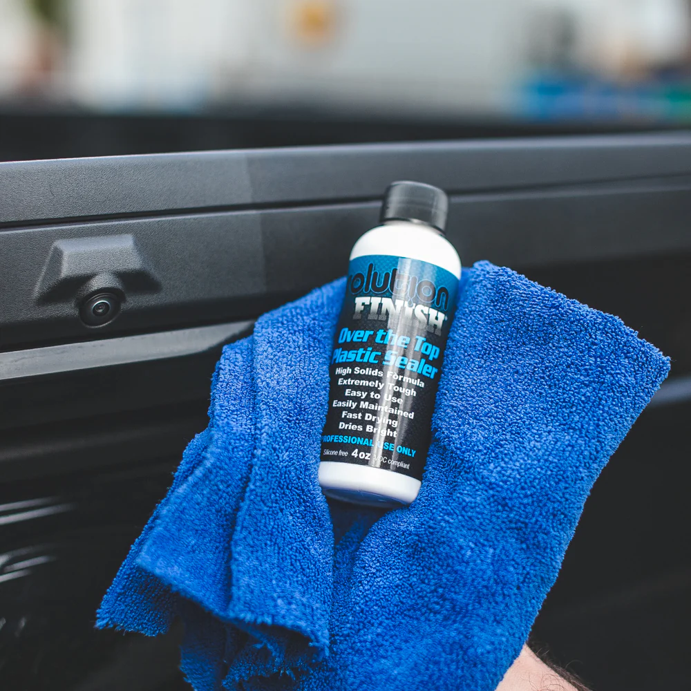 Solution Finish Black Trim Restorer + Over the Top Plastic Sealer Combo - Image 10